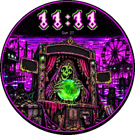 Cursed Oracle watch face artwork
