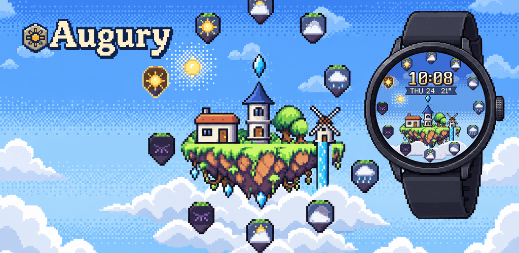 Augury watch face artwork