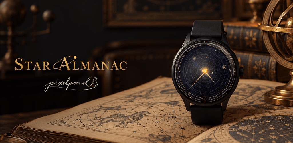 Star Almanac watch face artwork