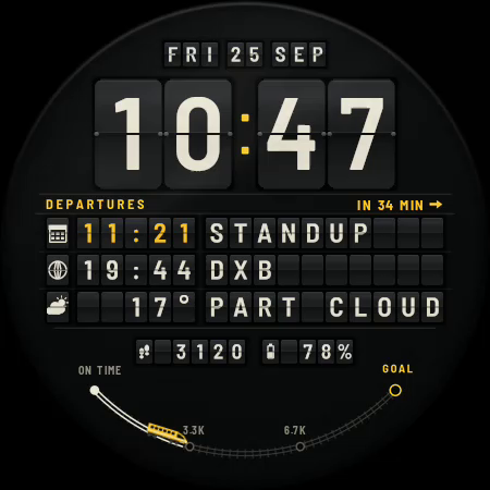 Terminus watch face