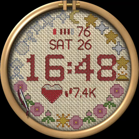 Stitch in Time watch face