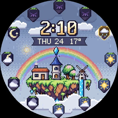 Augury watch face